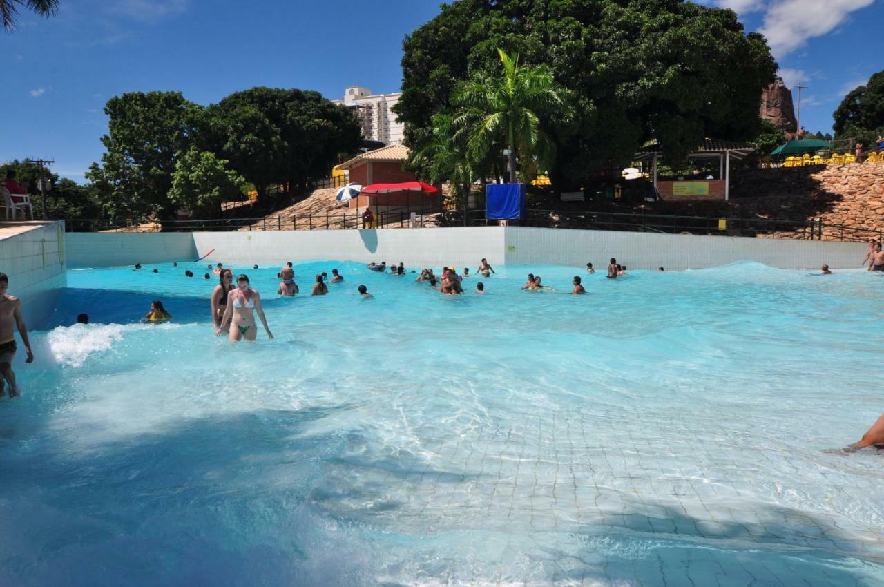 דירות Piazza Acesso Ao Acqua Park Diroma קאלדס נובאס מראה חיצוני תמונה